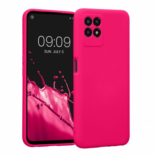 Pouzdro Kwmobile pro Realme 8i, silikonové, růžové, 58293.77