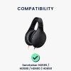 Sada 2 náušníků pro sluchátka Sennheiser HD600/HD600S/HD650, Kwmobile, Black, Textile, 59156.01