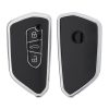 Kryt na klíče od auta pro VW 3 Buttons, Kwmobile, Black/Silver, Silikon, 56005.04