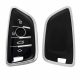 Kryt na klíče od auta pro BMW 3 Buttons - Smart Key, Kwmobile, Black/Silver, Silikon, 56001.05