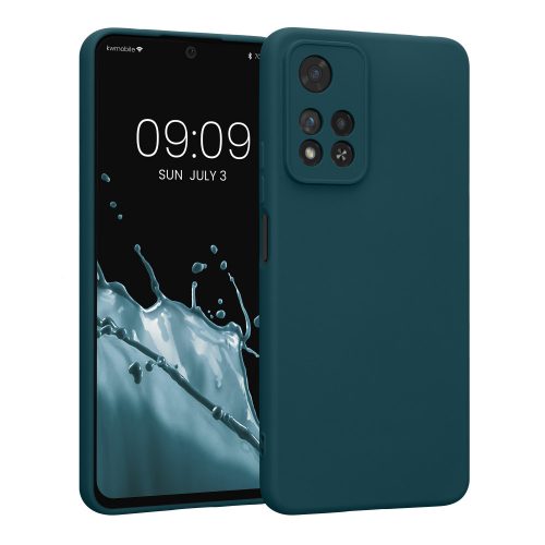 Kryt Kwmobile pro Xiaomi Redmi Note 11 Pro Plus 5G, silikonový, zelený, 58097.57