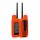 Pouzdro Kwmobile GPS pro Garmin Alpha 200, oranžové, silikonové, 59668.29