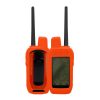 Pouzdro Kwmobile GPS pro Garmin Alpha 200, oranžové, silikonové, 59668.29