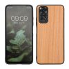 kwmobile Pouzdro pro Xiaomi Redmi Note 11/Redmi Note 11S, Dřevo, Hnědá, 57376.24