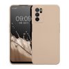 Pouzdro Kwmobile pro OPPO A16/A16s/A54s, krémové, silikonové, 57572.225