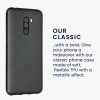 kwmobile pouzdro pro Xiaomi Pocophone F1, silikonové, šedé, 46368.232