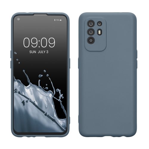 pouzdro kwmobile pro OPPO A94 5G, silikonové, šedé, 58332.12