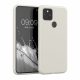 kwmobile pouzdro pro Google Pixel 5, silikonové, bílé, 53778.02