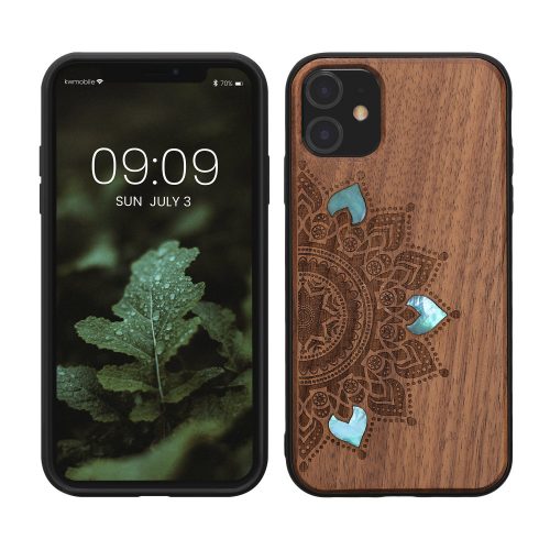 kwmobile pouzdro pro Apple iPhone 11, Wood, Multicolor, 49799.16