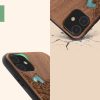 kwmobile pouzdro pro Apple iPhone 11, Wood, Multicolor, 49799.16