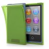 kwmobile pouzdro pro Apple iPod Nano 7, silikonové, zelené/průhledné, 13370.149