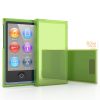 kwmobile pouzdro pro Apple iPod Nano 7, silikonové, zelené/průhledné, 13370.149