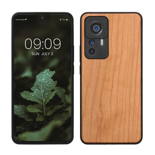 kwmobile Pouzdro pro Xiaomi 12T/12T Pro, dřevo, hnědé, 60149.05