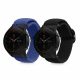 Sada 2 kwmobile řemínků pro Xiaomi Mi Watch Color Sport/Watch S1 Active, Nylon, Black/Blue, 59518.04