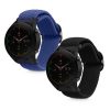 Sada 2 kwmobile řemínků pro Xiaomi Mi Watch Color Sport/Watch S1 Active, Nylon, Black/Blue, 59518.04