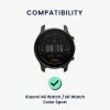 Sada 2 řemínků Kwmobile pro hodinky Xiaomi Mi Watch/Mi Watch Color Sport, černá/oranžová, silikon, 58466.04