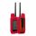 Pouzdro Kwmobile GPS pro Garmin Alpha 200, červené, silikonové, 59668.08