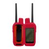 Pouzdro Kwmobile GPS pro Garmin Alpha 200, červené, silikonové, 59668.08