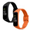 Sada 2 kwmobilních řemínků pro Samsung Galaxy Fit 2, silikon, černá/oranžová, 53962.18