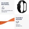 Sada 2 kwmobilních řemínků pro Samsung Galaxy Fit 2, silikon, černá/oranžová, 53962.18