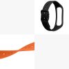 Sada 2 kwmobilních řemínků pro Samsung Galaxy Fit 2, silikon, černá/oranžová, 53962.18