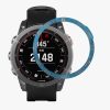 kwmobile rámeček ciferníku pro Garmin Fenix 7, hliník, modrá/šedá, 58350.03