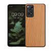 Kryt Kwmobile pro Xiaomi Redmi Note 11 Pro 5G/Redmi Note 12 Pro, hnědý/černý, dřevo/silikon, 57377.05