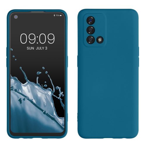 Kwmobile pouzdro pro OPPO A74, modré, silikonové, 58907.224