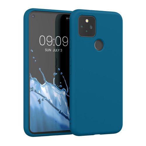 kwmobile pouzdro pro Google Pixel 5, silikonové, modré, 53778.224