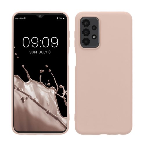 Pouzdro Kwmobile pro Samsung Galaxy A23/Galaxy A23 5G, růžové, silikonové, 57804.225