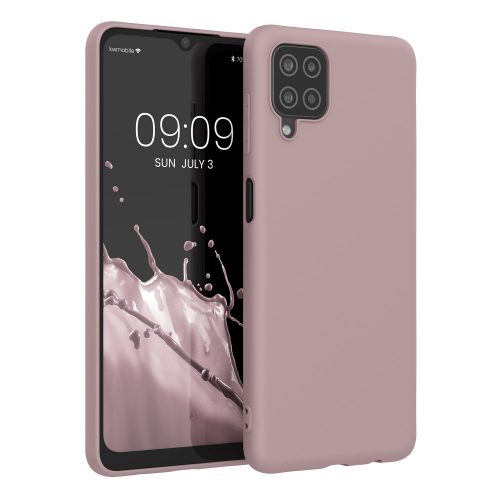 Kryt Kwmobile pro Samsung Galaxy A12, fialový, silikon, 54048.236