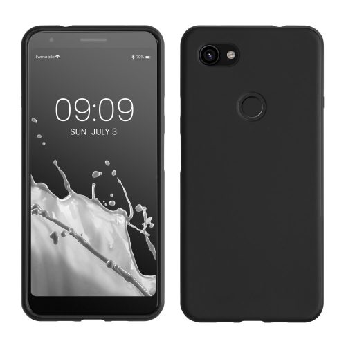 Pouzdro Kwmobile pro Google Pixel 3a XL, černé, silikonové, 51944.47