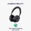 Kwmobile Earpads pro sluchátka Bose NC700, bílá, ekologická kůže, 59284.02