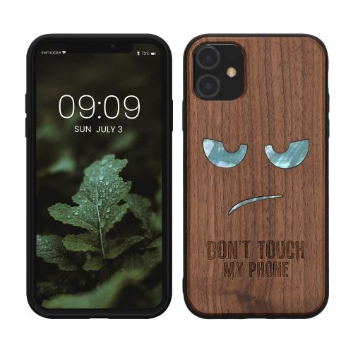 Kryt Kwmobile pro Apple iPhone 11, vícebarevný, dřevo/silikon, 49799,19