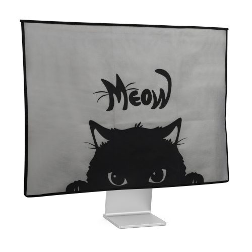 Kryt Kwmobile pro 27-28palcový monitor, šedo-černý, plast, 54396.06