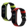 Sada 2 řemínků Kwmobile pro Xiaomi Mi Band 4, červený/zelený, silikon, 58889.04