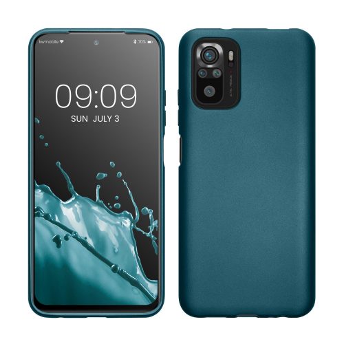 Kryt Kwmobile pro Xiaomi Redmi Note 10/Redmi Note 10S, zelený, silikon, 54542.251