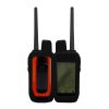 Pouzdro Kwmobile GPS pro Garmin Alpha 200, černo/červené, silikon, 59668,47