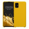 Pouzdro Kwmobile pro Samsung Galaxy A51, žluté, silikonové, 51197.165