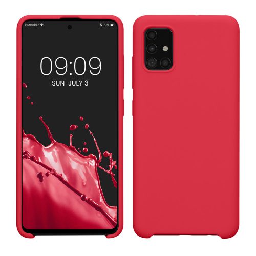 Pouzdro Kwmobile pro Samsung Galaxy A51, růžové, silikonové, 51197.238