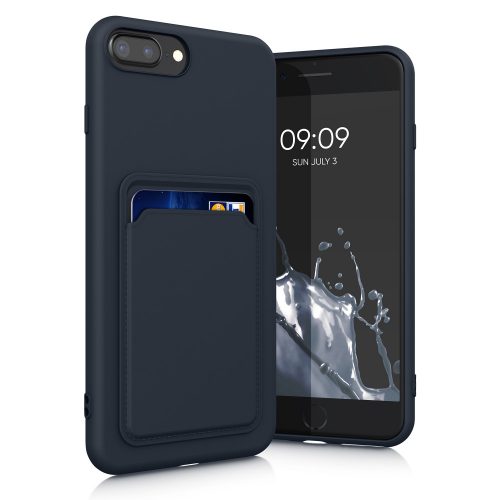 Kryt Kwmobile pro Apple iPhone 7 Plus/iPhone 8 Plus, modrý, silikon, 55118.17