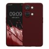 Pouzdro Kwmobile pro OnePlus Nord 3 5G, tmavě červené, silikonové, 61767.190