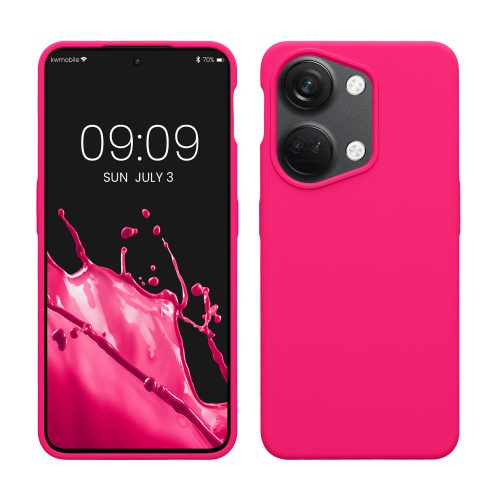 Pouzdro Kwmobile pro OnePlus Nord 3 5G, růžové, silikonové, 61766.77