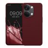 Pouzdro Kwmobile pro OnePlus Nord 3 5G, tmavě červené, silikonové, 61766.190