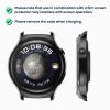 Sada 2 ks pouzder Kwmobile s bezpečnostním sklem pro Huawei Watch 4, Transparent, Plast, 61909.02