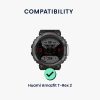 Řemínek Kwmobile pro Amazfit T-Rex 2, černý, ocel, 61973.68