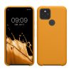 Pouzdro Kwmobile pro Google Pixel 5, oranžové, silikonové, KWM0000122K026C