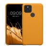 Pouzdro Kwmobile pro Google Pixel 5, oranžové, silikonové, KWM0000122K026C