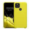 Pouzdro Kwmobile pro Google Pixel 5, žluté, silikonové, KWM0000122K027C