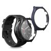 Sada 2 ks pouzder Kwmobile s bezpečnostním sklem pro Xiaomi Watch S1, černá/tmavě modrá, plast, KWM000015ES003C